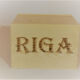 Riga gravūra kokā woodbox koka kaste